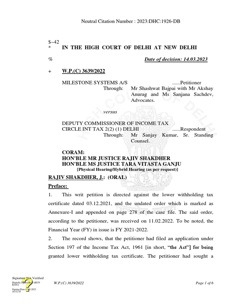 Supreme Court Case Laws PDF Judgment (Law) Supreme Court Of The