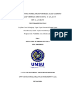 Pengaruh Model Pembelajaran Problem Based Learning Terhadap Keterampilan Berpikir Kritis Siswa Di Kelas IV SDN 26 Aek Batu