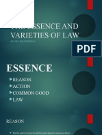 The Essence and Varieties of Law: Group 8 Presentation