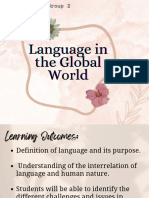 Language in The Global World