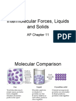 Intermolecular Forces, Liquids and Solids: AP Chapter 11