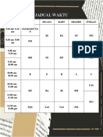 Jadual Waktu