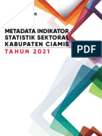 Metadata Indikator Statistik Sektoral Kabupaten Ciamis