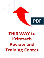 Krimtech Review and Training Center Guide