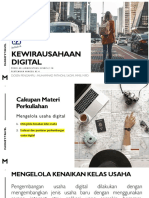 Kewirausahaan Digital: Dosen Pengampu: Muhammad Fathoni, S.Kom, Mmsi, M.PD