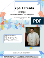 Erap's Presidency and Corruption Charges
