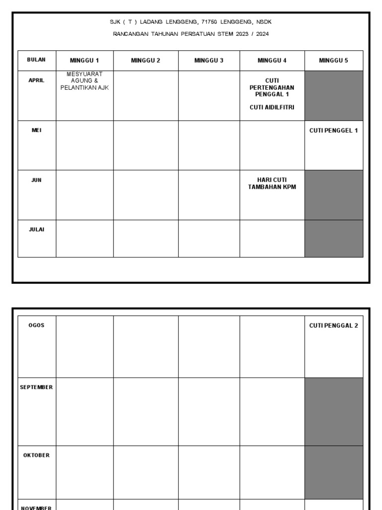 Rancangan Tahunan 2023 & 2024 PDF