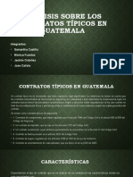 Análisis Sobre Los Contratos Típicos en Guatemala: Integrantes