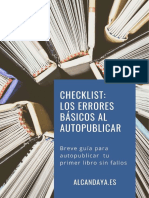 Errores Más Comunes Al Autopublicar Tu Primer Libro