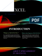 Ms Excel: By:-Vinuthna Kadali