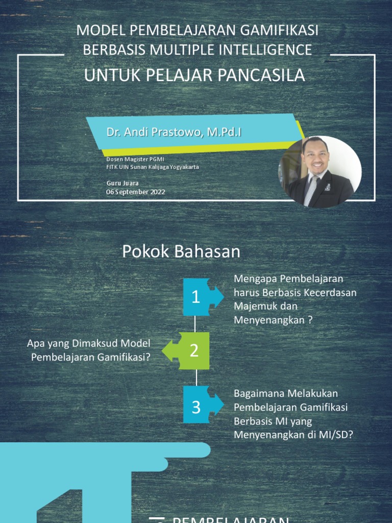 Dr. Andi Prastowo. M.Pd.I. Model Gamifikasi Berbasis MI Untuk Pelajar ...