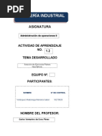 Ingeniería Industrial: Asignatura