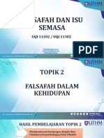 Falsafah Dan Isu Semasa: UQI 11202 / UQI 11302