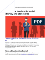 Situational Leadership Model (Hersey and Blanchard) : Whatsappemaillinkedinfacebooktwittersha Re