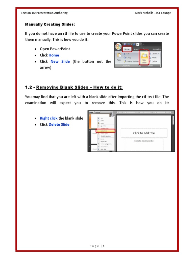 7A Ms-Powerpoint Notes | PDF | Computer File | Microsoft Power Point