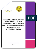 Tatacara Pengurusan Rekod Elektronik Dalam Aplikasi DDMS