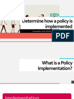 Mecija - WEEK5 - EDUC503 - Determine How A Policy Is Implemented