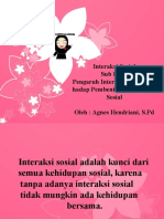 Interaksi Sosial Sub Bab: Pengaruh Interaksi Sosial Ter-Hadap Pembentukan Lembaga Sosial Oleh: Agnes Hendriani, S.PD