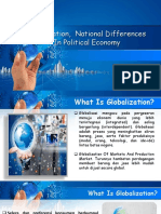 Globalization, National Differences in Political Economy