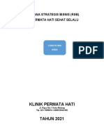 Klinik Permata Hati TAHUN 2021: Rencana Strategis Bisnis (RSB) Pt. Permata Hati Sehat Selalu