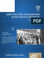 MECIJA WEEK3 EDUC503 Name Early Political Philosophers After The 6th Century BC