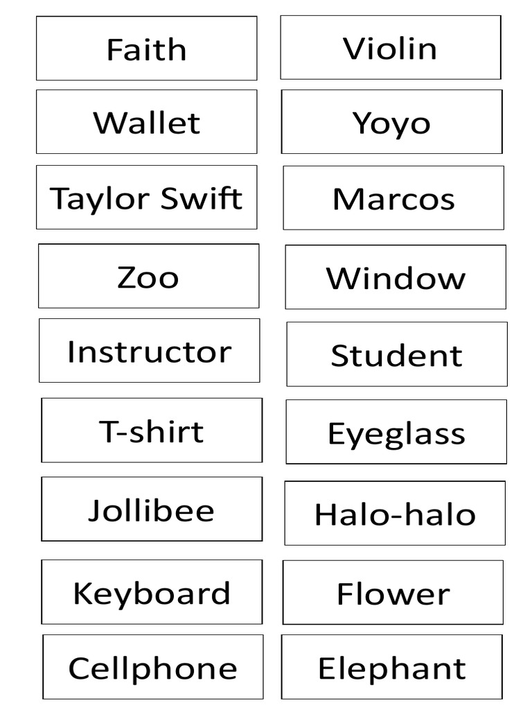 Random Words in Bisaya | PDF