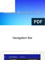 Website Reforms For CE