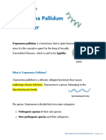 Treponema Pallidum: Microbiology