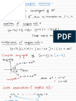Complex matrices Notes