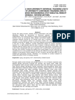 High-Intensity Interval Training (Hiit) Moderate-Intensity Continues Training (Mict)