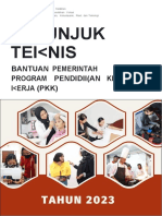 Petunjuk Tel Nis: Bantuan Pemerintah Program Pendidll (An Kecal Apan L ERJA (PKK)