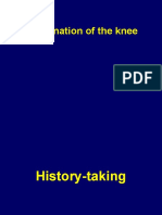 Examination of The Knee