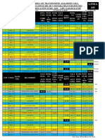 Linea 441: Horario Lineas 440, 441 Y 442 para Días Sábados 2023