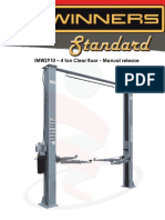 IMW2910 4 Ton Clear Floor Manual Release 2 Post Lift