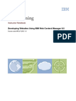 Developing Websites Using IBM WCM 8.5