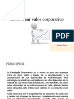 Como Crear Valor Corporativo