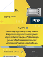 Oven Listrik: Daffa Nabiel Adiwiyasa Xii TTL 1 / 09