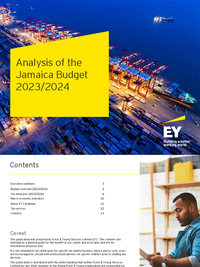 Ey JM Budget Analysis 2023 2024 10032023 PDF Taxes Inflation