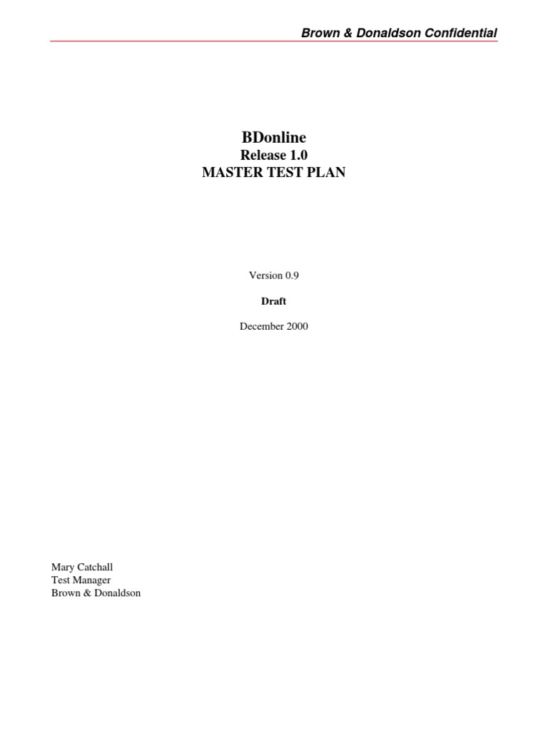 Test Plan Sample Template | PDF | Web Page | Http Cookie