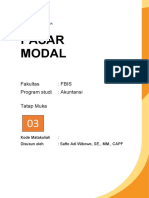 PASAR MODAL MODUL 3. Produk Pasar Modal (BAG 1)