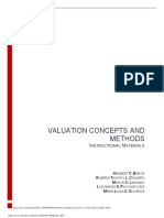Valuation Concepts and Methods: Nstructional Aterials