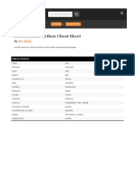 Intermediate Python Cheat Sheet: MR Kitty