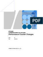 Performance Counter Changes: Bts3900 V100R009C00Spc150 (Enodeb)