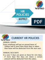 HR Policies: Wipro