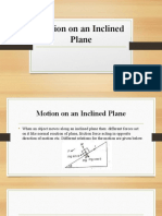 Motion on an Inclined Plane Explained