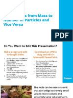 Calculations From Mass To Number of Particles and Vice Versa