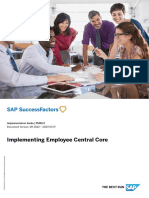 Implementing Employee Central Core: Implementation Guide - PUBLIC Document Version: 2H 2022 - 2023-03-17