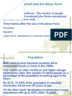 Unemployment and The Labour Force