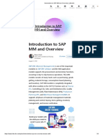 Introduction To SAP MM and Overview - LinkedIn