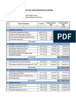 Rencana Anggaran Biaya (Rab) : Sub Total (I)